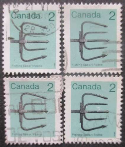 CANADA N°819 X 4 oblitéré