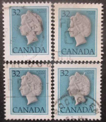 CANADA N°837 X 4 oblitéré