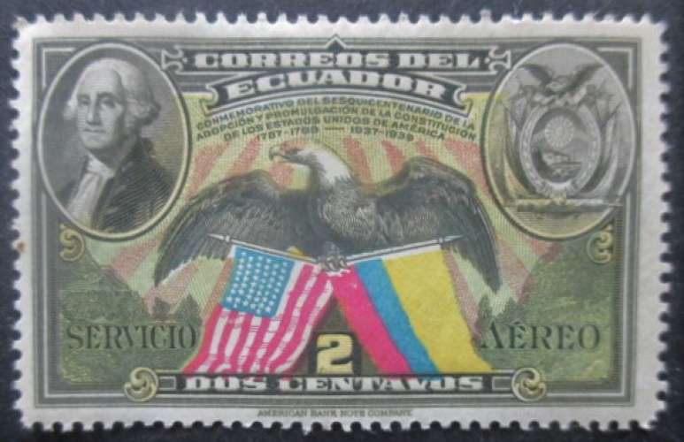 EQUATEUR poste aérienne N°58 neuf *