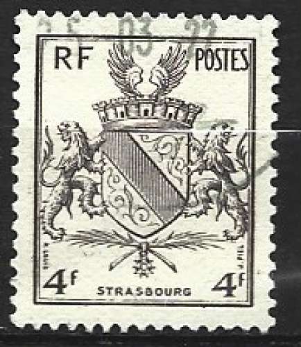 France 1945 - Y & T : 735 - Armoiries : Strasbourg