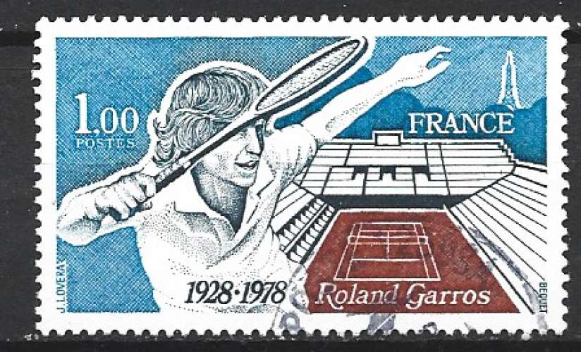 France 1978 - Y & T : 2012 - Roland Garros