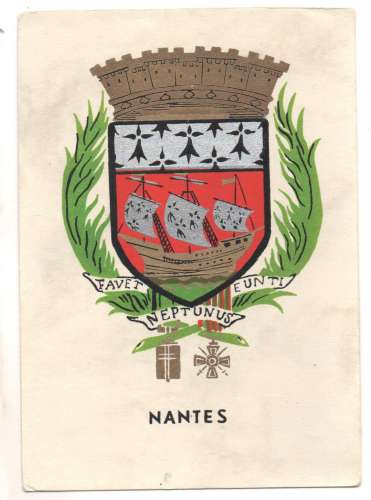 cpm 44 Nantes  Blason