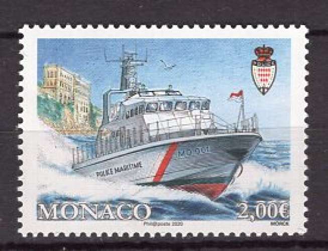 MONACO 2020 NOUVELLE EMBARCATION DE LA POLICE MARITIME  NEUF**