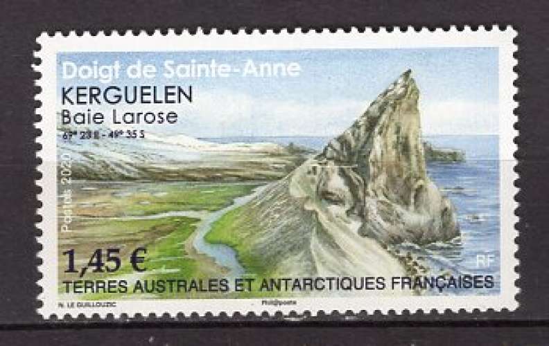 FRANCE TAAF 2020 DOIGT SAINTE ANNE  BAIS LAROSE KERGUELEN  NEUF**