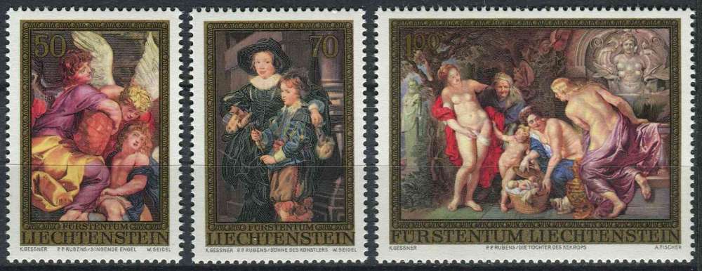 LIECHTENSTEIN 1976 NEUF** MNH N° 596 à 598