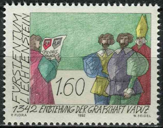 LIECHTENSTEIN 1992 NEUF** MNH N° 990