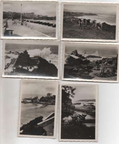 Pochette de 20 photographies de Biarritz