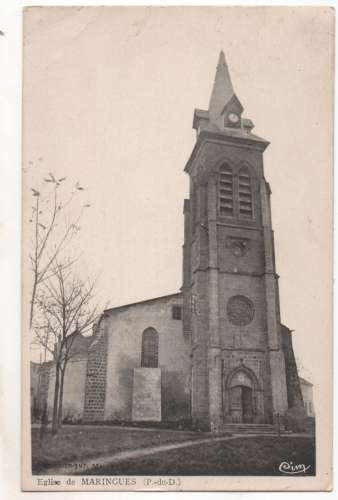 cpsm 63 Maringues Eglise