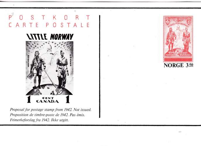 Norvège - Entirs postaux - 1986 - Y &T N° 