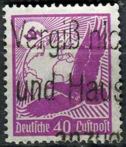 ALLEMAGNE REICH 1934 OBLITERE Poste aérienne N° 48