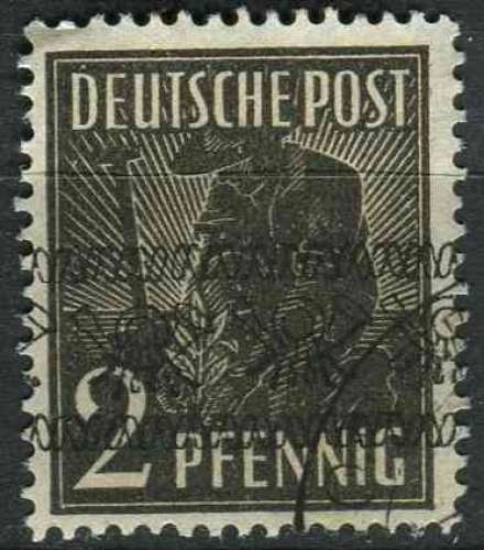 ALLEMAGNE BIZONE 1948 OBLITERE N° 21 II