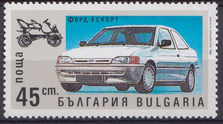 Bulgarie 1992 Y&T 3434 neuf sans gomme - Ford Escort 