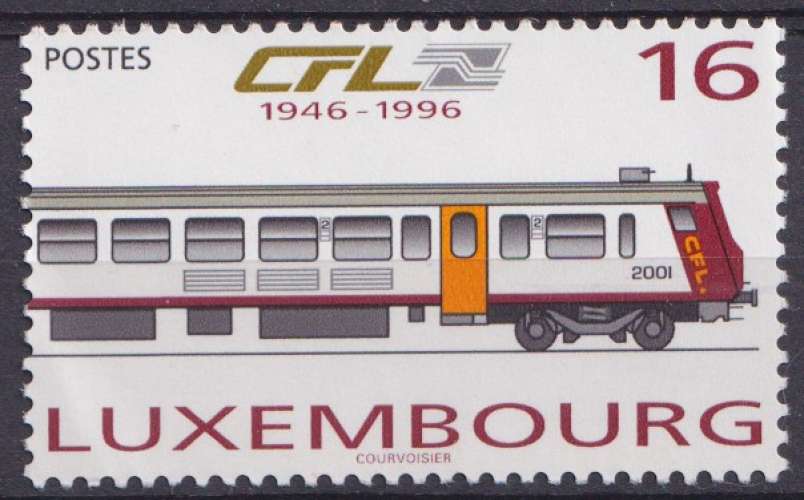 Luxembourg 1996 Y&T 1337 neuf sans gomme - CFL 