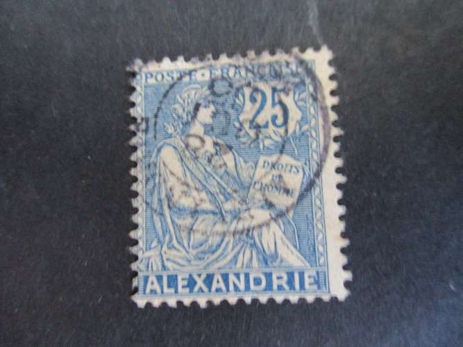 alexandrie  y & t 27 obl 1902