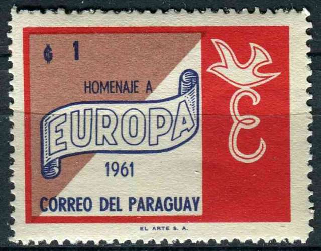 PARAGUAY 1961 NEUF** MNH N° 645