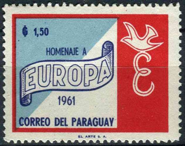 PARAGUAY 1961 NEUF** MNH N° 646