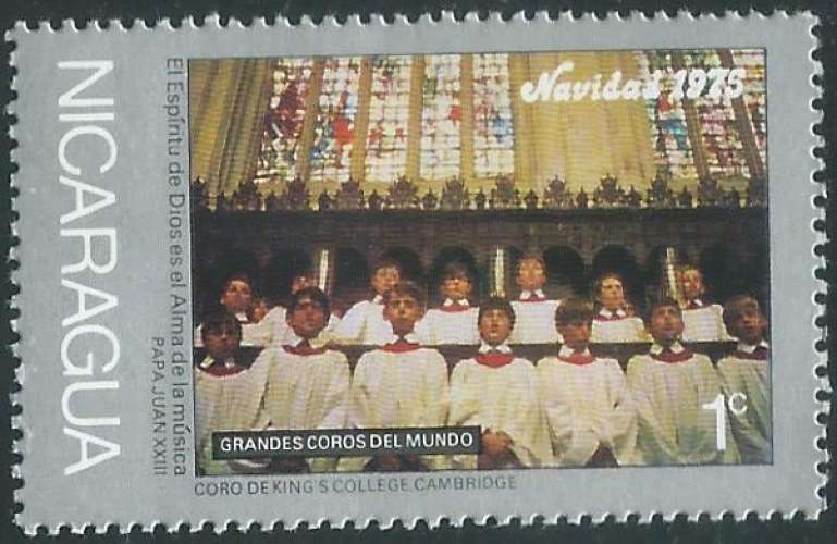 Nicaragua - Y&T 1026 (o) - Chorale -