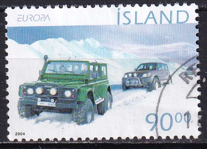 islande ... n° 995  obliteré ... 2004