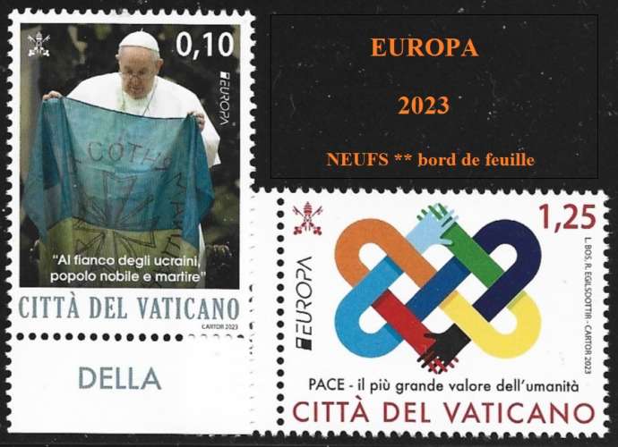 Vatican - 2023 - Y&T 1936 et 1937 ** - MNH 