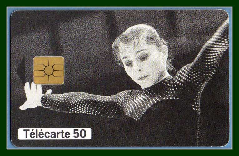  Télécarte 50 U Ludivine Gymnastique T2G 03/99 Utilisé TB