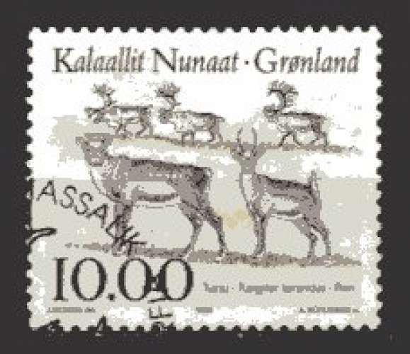 GROENLAND 1993 ANIMAUX FAUNE DE L'ARCTIQUE OBLITERE