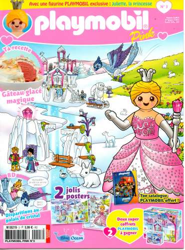 Magazine Playmobil Pink N°3 / Juliette la princesse