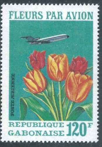 Gabon - Poste Aérienne - Y&T 0117 (*) - Fleurs -