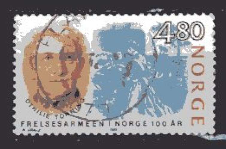 NORVEGE 1988 ARMEE DU SALUT OTHILIE  TONNING OBLITERE