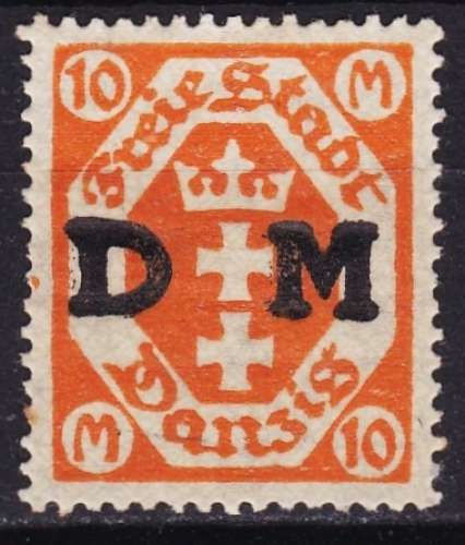 Allemagne - Dantzig -  Service - Y&T N° 27* - sans gomme