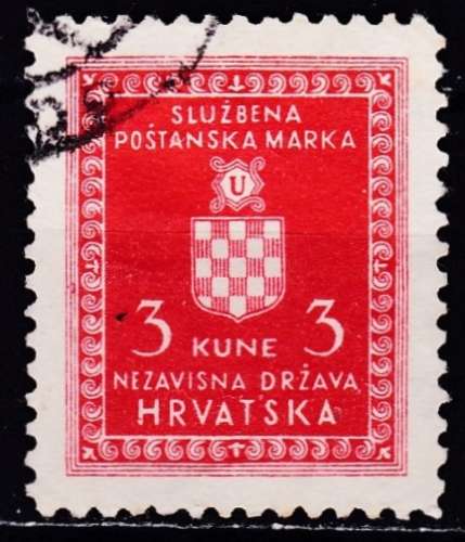 Croatie - Timbres de service - Y&T N° 6