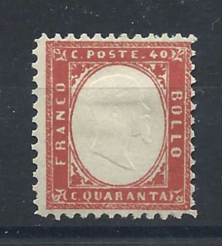 Italie N°4* (MH) 1862 - Victor Emmanuel II