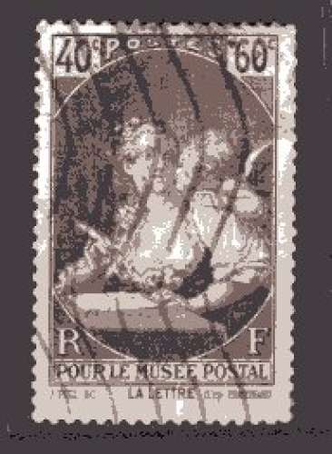 FRANCE  1939  AU PROFIT DU MUSEE POSTAL OBLITERE