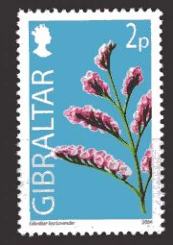 GIBRALTAR 2004 LES FLEURS  LE LIMONIUM  NEUF**