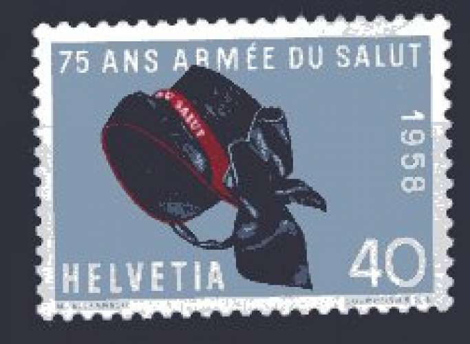 SUISSE  1958 ARMEE DU SALUT SUISSE NEUF**