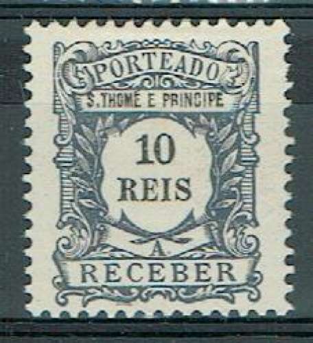 ST THOMAS & PRINCE 1904 - TAXE YT 2 * MH.