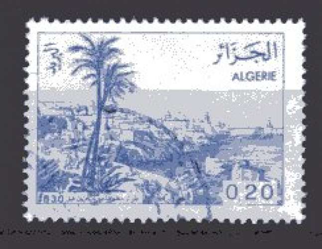 ALGERIE  1984 VUE D'ALGERIE   BAB AZZOUN OBLITERE