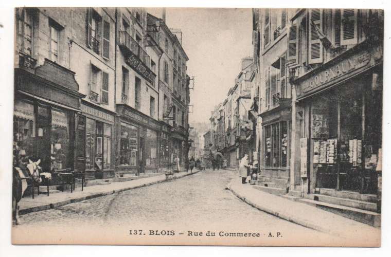 cpa 41 Blois Rue du Commerce 