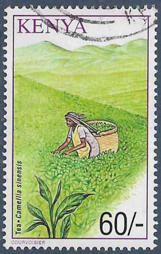 KENYA 2001 : yt 740 Oblitéré/Used #  Thé (Camellia sinensis)