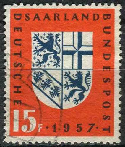 SARRE 1957 oblitéré N° 361