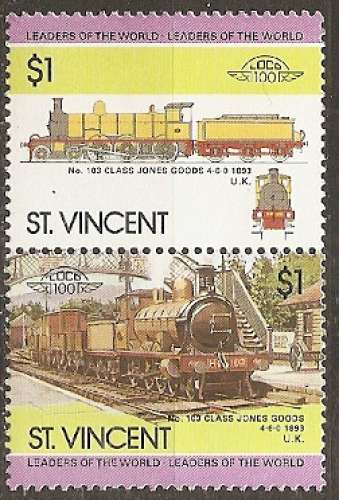 saint-vincent ... n° 834/835  neufs** ... 1985