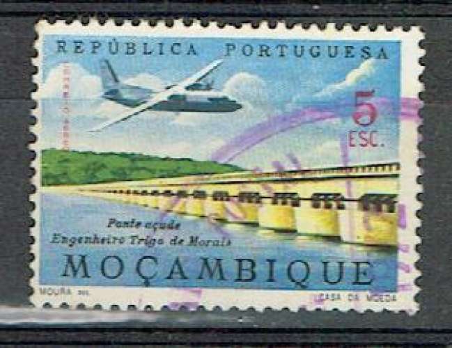 PORTUGAL MOZAMBIQUE 1963 - YT PA 28 OBLITÉRÉ.