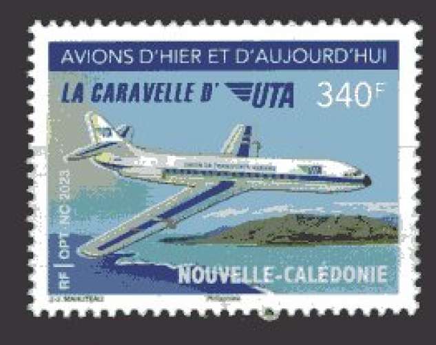 FRANCE POLYNESIE 2023 AVION LA CARAVELLE UTA NEUF**