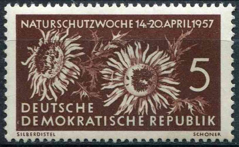 ALLEMAGNE RDA 1957 NEUF** MNH N° 286 fleurs