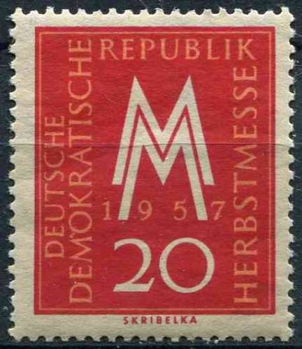 ALLEMAGNE RDA 1957 NEUF** MNH N° 312