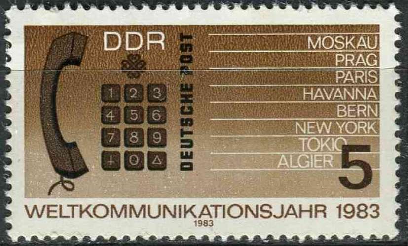 ALLEMAGNE RDA 1983 NEUF** MNH N° 2415