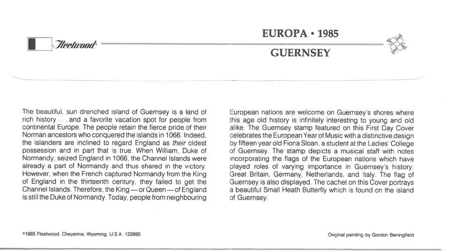 Guernesey - Premier jour - Y&T 0323 - Europa -