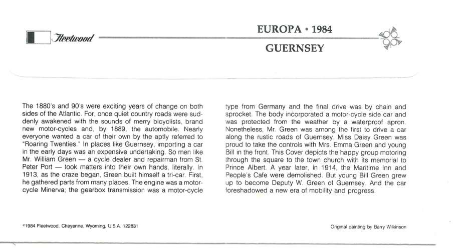 Guernesey - Premier jour - Y&T 0287 - Europa -