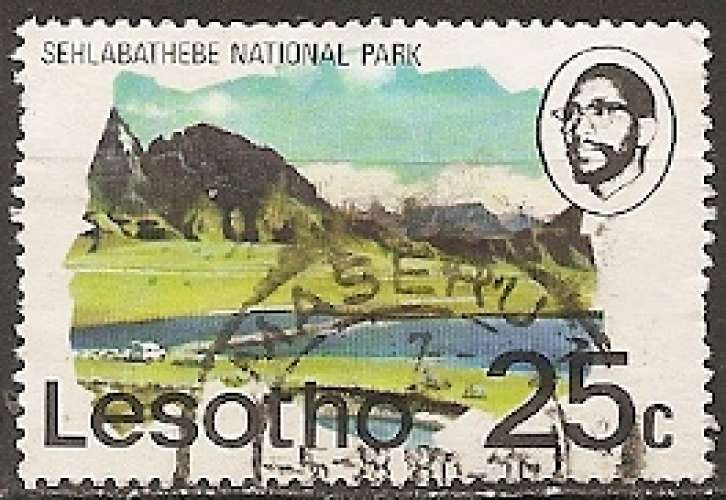 lesotho ... n° 307  obliteré ... 1976