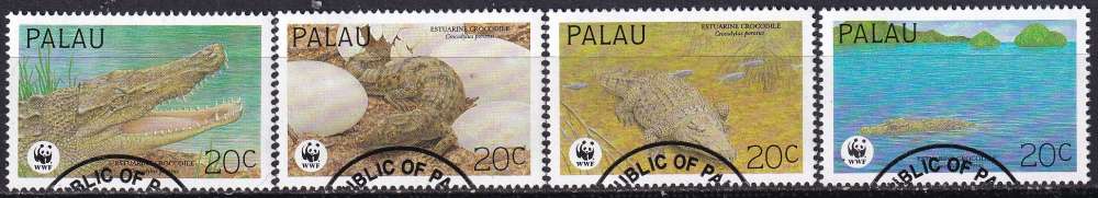 palau ... n° 618 à 621  obliterés ... 1994