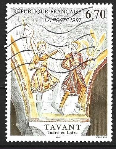 France 1997 - y & t : 3049 - Fresques de Tavant